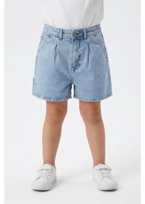 Jeansshorts Cars Jeans, M&auml;dchen, Gr. 10 (140), N-Gr, blau (bleached used), Denim/Jeans, Obermaterial: 99% Baumwolle, 1% Elasthan, unifarben, relaxed fit kurz, Jeans Jeansshorts