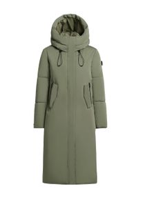 Wintermantel Khujo "Wintermantel Luggs", Damen, Gr. L, gr&uuml;n (muted gr&uuml;n), Obermaterial: 55% Baumwolle CO. 45% Polyester PES. Obermaterial: Futter: 100% Nylon NY. 100% Polyester PES., M&auml;ntel Wintermantel