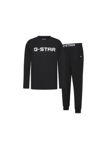 G-Star Raw Schlafanzug G-STAR "Pyjama STONE Pyjama", Herren, Gr. M, schwarz, Obermaterial: 95% Baumwolle CO. 5% Elasthan EL., Homewear-Sets Schlafanzug