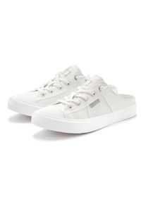 Sneaker ELBSAND "Sabot, Clog, Freizeitschuh, Halbschuh, Stoffschuh, Turnschuh", Herren, Gr. 45, wei&szlig;, Obermaterial: 100% Textilmaterial. Decksohle: 100% Textilmaterial. Futter: 100% Textilmaterial. Laufsohle: 100% Synthetik, unifarben, Schuhe Sneaker, Slip-On-Sneaker, Textilschuh zum Reinschl&uuml;pfen Unisex VEGAN, Topseller