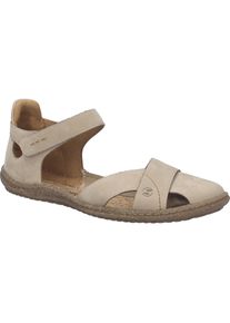 Sandale Josef Seibel "Caitlyn 05, creme", Damen, Gr. 38, beige (creme), Obermaterial: 100% Rindsleder Leather cow., Schuhe Sandale