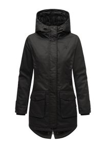 Parka Navahoo "Winterjacke Brinjaa", Damen, Gr. S, schwarz, Obermaterial: 65% Polyester PES. 35% Baumwolle CO. Obermaterial: Futter: 100% Polyester PES. 100% Polyester PES., Jacken Parka
