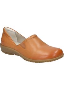 Slipper Josef Seibel "Charlotte 02, orange", Damen, Gr. 41, orange, Obermaterial: 100% Rindsleder Leather cow., Schuhe Slipper