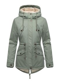 Winterjacke Marikoo "Winterjacke Manolya", Damen, Gr. M, gr&uuml;n (smokey mint), Obermaterial: 100% Baumwolle CO. Obermaterial: Futter: 100% Polyester PES. 100% Polyester PES., Jacken Winterjacke