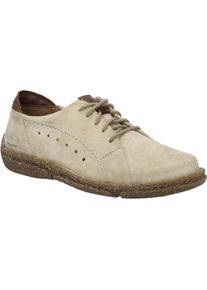 Schn&uuml;rschuh Josef Seibel "Neele 67, sand-kombi", Damen, Gr. 38, beige (sand, kombi), Obermaterial: 100% Rindsleder Leather cow., Schuhe Schn&uuml;rschuh