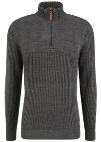 Troyer Blend "Troyer BHOstuta", Herren, Gr. S, grau (pewter mix), Grobstrick, Obermaterial: 100% Polyacryl PAN., unifarben, normal, ohne Ausschnitt, Pullover Troyer