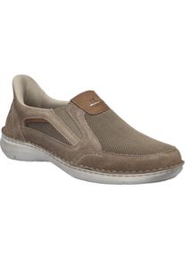 Slipper Josef Seibel "New Anvers 25, sand-kombi", Herren, Gr. 41, beige (sand, kombi), Obermaterial: 80% Rindsleder Leather cow. 20% Textilmaterial TEXMAT., Schuhe Slipper