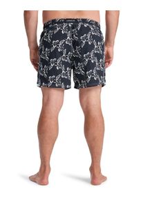 Boardshorts Quiksilver "Diamond Arch Printed 15", Herren, Gr. S, schwarz interpetal, Obermaterial: 53% Nylon, 47% Hmda (Nylon);, Hosen Boardshorts
