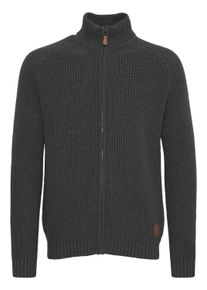 !Solid Strickjacke SOLID "Strickjacke SDXenos", Herren, Gr. L, grau (med grau m), Obermaterial: 100% Baumwolle CO., unifarben, Strickjacken Strickjacke