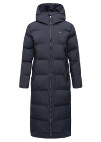 Wintermantel Ragwear "Wintermantel Patrise", Damen, Gr. M, blau (navy24), Obermaterial: 100% Polyester PES. Obermaterial: Futter: 100% Polyester PES. 100% Polyester PES., M&auml;ntel Wintermantel
