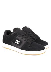 Skateschuh DC Shoes "Manteca 4 S", Herren, Gr. 10,5 (44), schwarz, wei&szlig;, gum, Obermaterial: Leder (Kuh) / Futter: Textil / Au&szlig;ensohle: Gummi, Schuhe Skateschuh