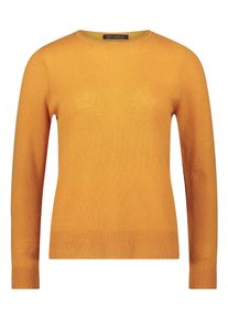 Kaschmirpullover Betty Barclay "Kaschmir-Pullover mit Rundhalsausschnitt", Damen, Gr. 46, gold, Obermaterial: 100% Kaschmir WS., Pullover Kaschmirpullover