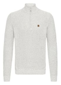 !Solid Troyer SOLID "Troyer SDRicardo", Herren, Gr. XXL, grau (light grau melange), Obermaterial: 70% Baumwolle CO recyc.. 30% Polyester Pol. recyc.., Pullover Troyer