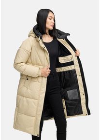 Winterjacke Marikoo "Marikoo Yaskaa Damen Herbst Winter Parka Jacke N112", Damen, Gr. XXL, beige, Obermaterial: 100% Polyester PES., Jacken Winterjacke