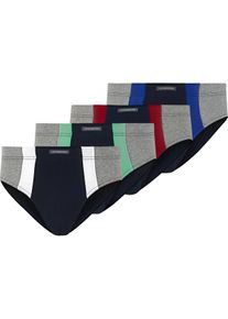 Slip Jan Vanderstorm "4er Pack Sportslip FINNBARR", Herren, Gr. XL, blau (dunkelblau), Obermaterial: 100% Baumwolle CO., Unterhosen Slip