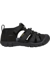 Sandale Keen "SEACAMP II CNX", M&auml;dchen, Gr. 29, schwarz, grau, Synthetik, Schuhe Sandale