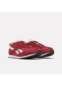 Sneaker Reebok CLASSIC "R400", Damen, Gr. 44,5, classicburgundy, classicburgundy, glassblu, Leder, Synthetik, Textil, Schuhe Sneaker