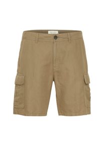 Shorts Casual Friday "Shorts CFSimon", Herren, Gr. L, N-Gr, gr&uuml;n (mermaid), Obermaterial: 53% Leinen LI. 47% Baumwolle CO., Hosen Shorts