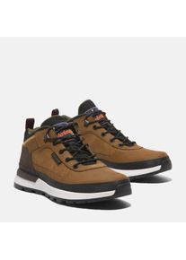 Sneaker Timberland "FIELD TREKKER - LOW LACE SNEAKER", Herren, Gr. 44,5, braun (medium braun nubuck), Leder, Schuhe Sneaker, Wintersneaker, Sneaker, Winterschuhe