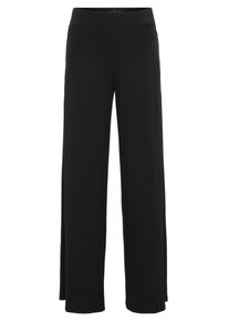 Schlupfhose Vera Mont "Schlupfhose mit weitem Bein", Damen, Gr. 38, EURO, schwarz, Obermaterial: 96% Polyester PES. 4% Elasthan EL., Hosen Schlupfhose