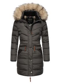 Steppmantel Navahoo "Steppmantel Paula", Damen, Gr. XXL, grau (anthrazit), Obermaterial: 100% Polyester PES. Obermaterial: Futter: 100% Polyester PES. 100% Polyester PES., M&auml;ntel Steppmantel