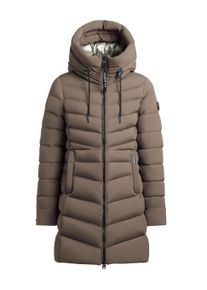 Steppmantel Khujo "Steppmantel Tuhani5", Damen, Gr. XXL, gr&uuml;n (dull gr&uuml;n), Obermaterial: 100% Polyester PES. Obermaterial: Futter: 100% Nylon NY. 100% Polyester PES., M&auml;ntel Steppmantel