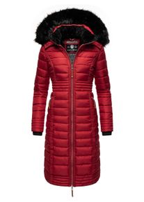 Wintermantel Navahoo "Wintermantel Umay", Damen, Gr. S, rot (dunkelrot), Obermaterial: 100% Polyester PES. Obermaterial: Futter: 100% Polyester PES. 100% Polyester PES., M&auml;ntel Wintermantel