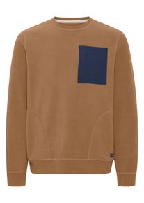 Longpullover Blend "Sweatshirt BHSweatshirt", Herren, Gr. XL, braun (otter), Obermaterial: 100% Polyester PES., Sweatshirts Longpullover