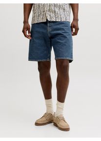 Jack & Jones Jeansshorts JACK & JONES "JJITONY JJORIGINAL SHORTS AM 460 SN", Damen, Gr. XS, N-Gr, blau denim pack:opt 1, Denim/Jeans, Obermaterial: 100% Baumwolle, unifarben, relaxed fit kniefrei, Jeans Jeansshorts, Baumwollmischung, relaxed fit