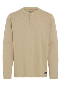 Sweatshirt Blend "Langarmshirt BHIBRAT", Herren, Gr. XXL, beige (crockery), Obermaterial: 100% Baumwolle CO., Sweatshirts Sweatshirt