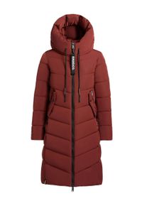 Steppmantel Khujo "Steppmantel Mikia2-YM", Damen, Gr. M, rot (dunkelrot), Obermaterial: 100% Polyester PES. Obermaterial: Futter: 100% Nylon NY. 100% Polyester PES., M&auml;ntel Steppmantel