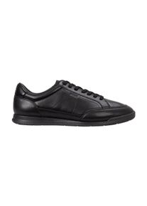 Sneaker BOSS "Sneaker Nitan Lowp bu", Herren, Gr. 42, schwarz, Obermaterial: 100% Rindsleder Leather cow. Futter: 100% Polyester PES. 100% Gummi rubber., Schuhe Sneaker