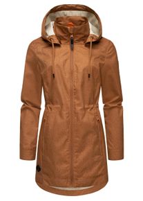 Kurzmantel Ragwear "Kurzmantel Dakkota II", Damen, Gr. 4XL, braun (cinnamon), Obermaterial: 100% Polyester PES. Obermaterial: Futter: 100% Polyester PES., M&auml;ntel Kurzmantel