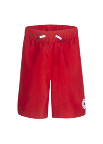 Badehose Converse, Jungen, Gr. 128, N-Gr, rot (university rot), Popeline, Polyester, bestickt, unifarben, Badehosen Badehose, f&uuml;r Kinder und Jugendliche, sportlicher Schnitt, Badge-Applikation