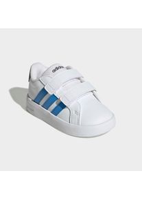 Sneaker adidas Sportswear "GRAND COURT 3.0 KIDS", M&auml;dchen, Gr. 23, cloud wei&szlig;, lucid ray blau, aurora onix, Synthetik, Textil, Schuhe Sneaker, f&uuml;r Kinder