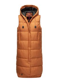 Steppweste Marikoo "Marikoo Sayorii Damen Winter Weste B967", Damen, Gr. M, bunt (rusty cinnamon), Obermaterial: 100% Polyester PES., Westen Steppweste