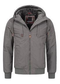 Winterjacke Alessandro Salvarini "Alessandro Salvarini Herren Winter Jacke AS320", Damen, Gr. 3XL, grau (dunkelgrau), Obermaterial: 100% Polyester PES., Jacken Winterjacke