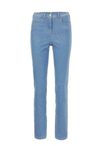 Regular-fit-Jeans GOLDNER "Damen Jeans Slim Fit LOUISA mit Stretch-Anteil", Damen, Gr. 54, N-Gr, blau (hellblau), Obermaterial: 70% Baumwolle CO. 27% Polyester PES. 3% Elasthan EL., Jeans Regular-fit-Jeans