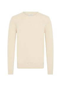 Strickfleece-Pullover Blend "Strickpullover BHBray", Herren, Gr. XXL, grau (oyster gray), Obermaterial: 100% Baumwolle CO., Pullover Strickfleece-Pullover