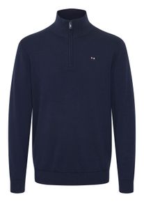 Troyer FQ1924 "Troyer FQElias", Herren, Gr. L, blau (navy blazer), Obermaterial: 70% Baumwolle CO. 30% Polyester PES., unifarben, normal, Rundhals, Pullover Troyer