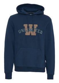 Kapuzenpullover Blend "Kapuzenpullover BHSweatshirt", Herren, Gr. XXL, blau (marineblaus), Obermaterial: 50% Baumwolle CO. 50% Polyester PES., Pullover Kapuzenpullover