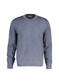Sweater Gant "Strickpullover SUNFADED C-NECK 1er Pack", Herren, Gr. 3XL, blau (blau (faded denim)), Obermaterial: 100% Baumwolle CO., Sweatshirts Sweater