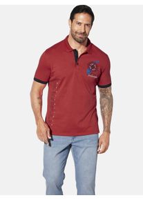 Poloshirt Jan Vanderstorm "Poloshirt ARKHOLM", Herren, Gr. XL, rot, Obermaterial: 100% Baumwolle CO., Shirts Poloshirt