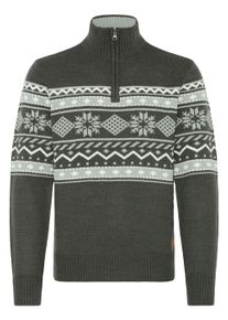 Troyer Blend "Troyer BHNolan", Herren, Gr. L, grau (charcoal mix), Obermaterial: 100% Polyacryl PAN., Pullover Troyer