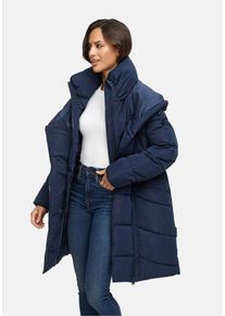Winterjacke Marikoo "Marikoo Virenaa 16 Steppmantel N106", Damen, Gr. M, blau (navy), Obermaterial: 100% Polyester PES., Jacken Winterjacke