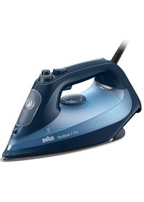 Braun Dampfb&uuml;geleisen "TexStyle 7 Pro SI 7160 BL - 3.000 W, 225 g Dampfsto&szlig;, 300 ml Tank", blau, B:15cm H:14cm T:30cm, B&uuml;geleisen, 50 g Dampfmenge, EloxalPlus B&uuml;gelsohle, autom. Sicherheitsabschaltung, Dampfb&uuml;geleisen