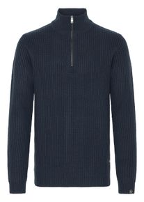 !Solid Troyer SOLID "Troyer SDARIAN", Herren, Gr. S, blau (insignia blau), Obermaterial: 100% Polyacryl PAN., Pullover Troyer