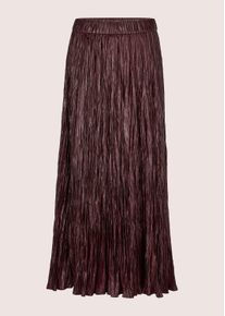 Madeleine Mode Midirock MADELEINE "Crashrock Gl&auml;nzender Crashrock f&uuml;r besondere Anl&auml;sse", Damen, Gr. 40, rot (rubinrot), Obermaterial: 100% Polyester PES., Modern, R&ouml;cke Midirock, Crashrock in beschichteter Qualit&auml;t