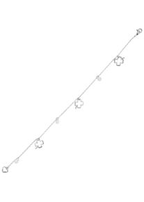 Adelia&acute;s Armband ADELIA&acute;S "Damen Armband aus Edelstahl mit Strass Steinchen 25 cm" Gr. 25, silber, Armb&auml;nder, Damen, Edelstahl, Armband