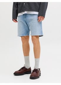 Jack & Jones Jeansshorts JACK & JONES "JJITONY JJORIGINAL SHORTS AM 460 SN", Damen, Gr. XXL, N-Gr, blau denim, Denim/Jeans, Obermaterial: 98% Baumwolle, 2% Elasthan, unifarben, relaxed fit kniefrei, Jeans Jeansshorts, Baumwollmischung, relaxed fit